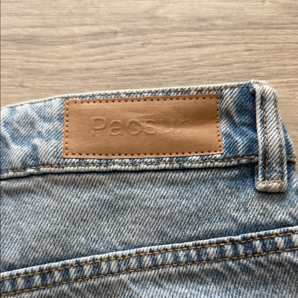 PacSun Light Blue Jean Shorts - Picture 5 of 9